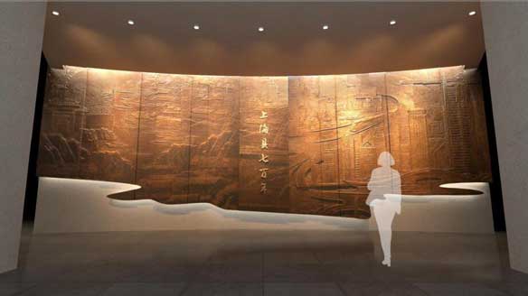 上?？h700年數字博物館設計效果圖方案